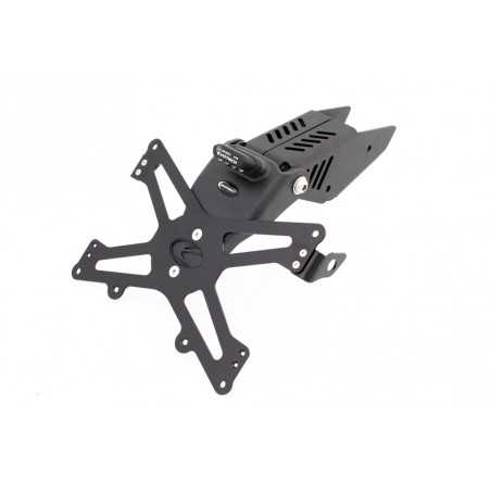 EVOTECH Soporte de matrícula para Aprilia Dorsoduro 750 08-12 - ESTR-1002