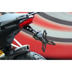 EVOTECH Portatarga ducati multistrada 10-14(con borse) ESTR-0809