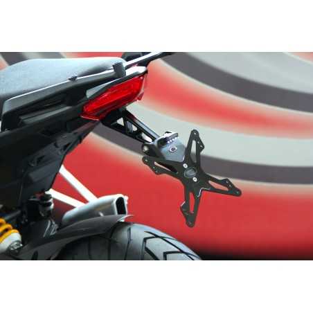 EVOTECH Portatarga ducati multistrada 10-14(con borse) ESTR-0809