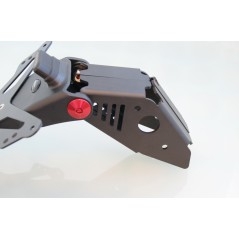 EVOTECH Soporte de matrícula para Aprilia Dorsoduro 750 08-12 - ESTR-1002