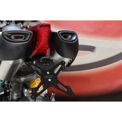 EVOTECH Soporte de matrícula para Aprilia Dorsoduro 750 08-12 - ESTR-1002