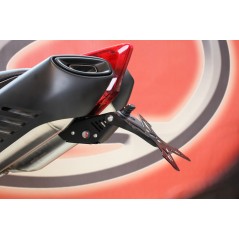 EVOTECH Soporte de matrícula para Aprilia Dorsoduro 750 08-12 - ESTR-1002