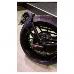 License plate holder license plate holder to the wheel
