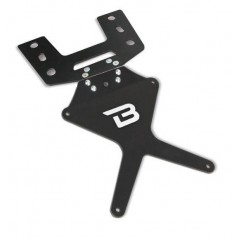 Plate support license holder