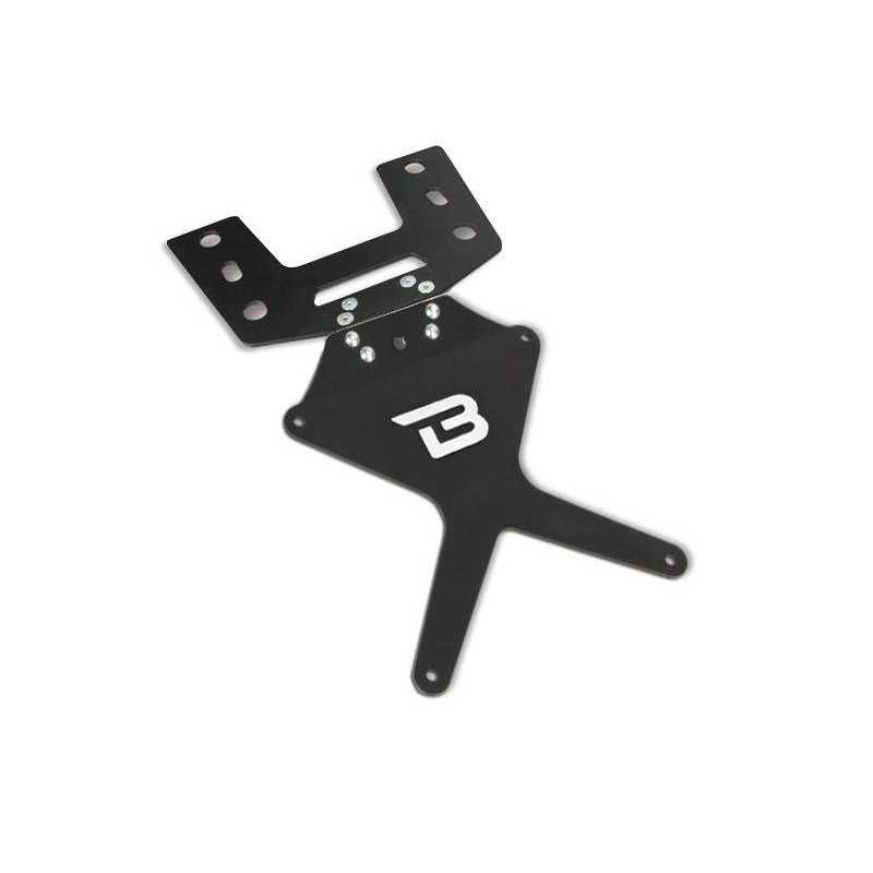 Plate support license holder