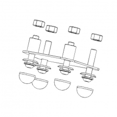ACCESS DESIGN Portamatriculas soporte porta matricula a la rueda 443293