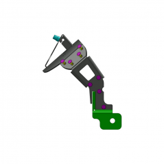 License plate holder license plate holder to the wheel