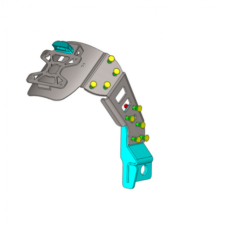 License plate holder license plate holder to the wheel