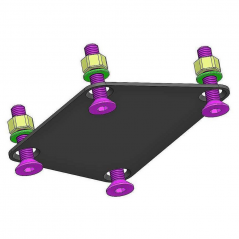 ACCESS DESIGN Portamatriculas soporte porta matricula 446511