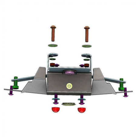 ACCESS DESIGN Portamatriculas soporte porta matricula a la rueda 6200001001