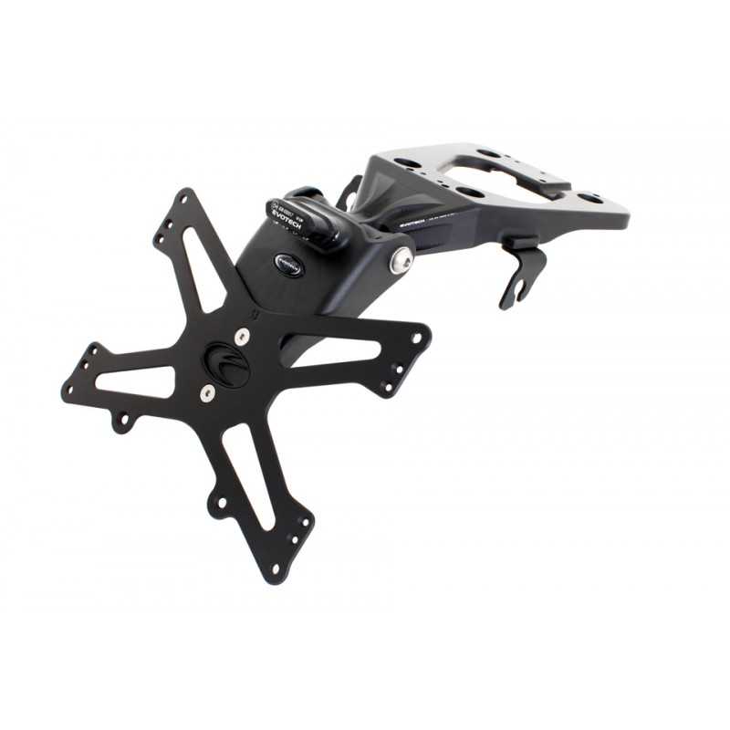 EVOTECH Portatarga ducati monster 1200 r nero brillante ESTR-0817