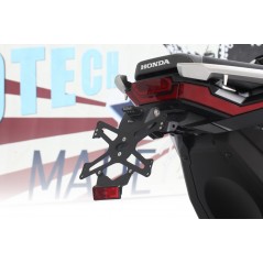 EVOTECH Portatarga regolabile honda x-adv 17 silver ESTR-0122