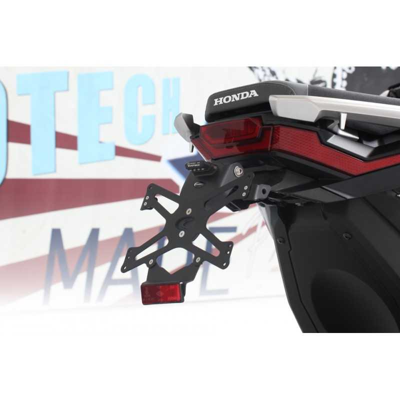 EVOTECH Portatarga regolabile honda x-adv 17 silver ESTR-0122