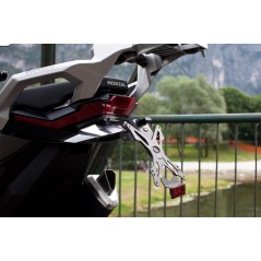 EVOTECH Portatarga regolabile honda x-adv 17 silver ESTR-0122