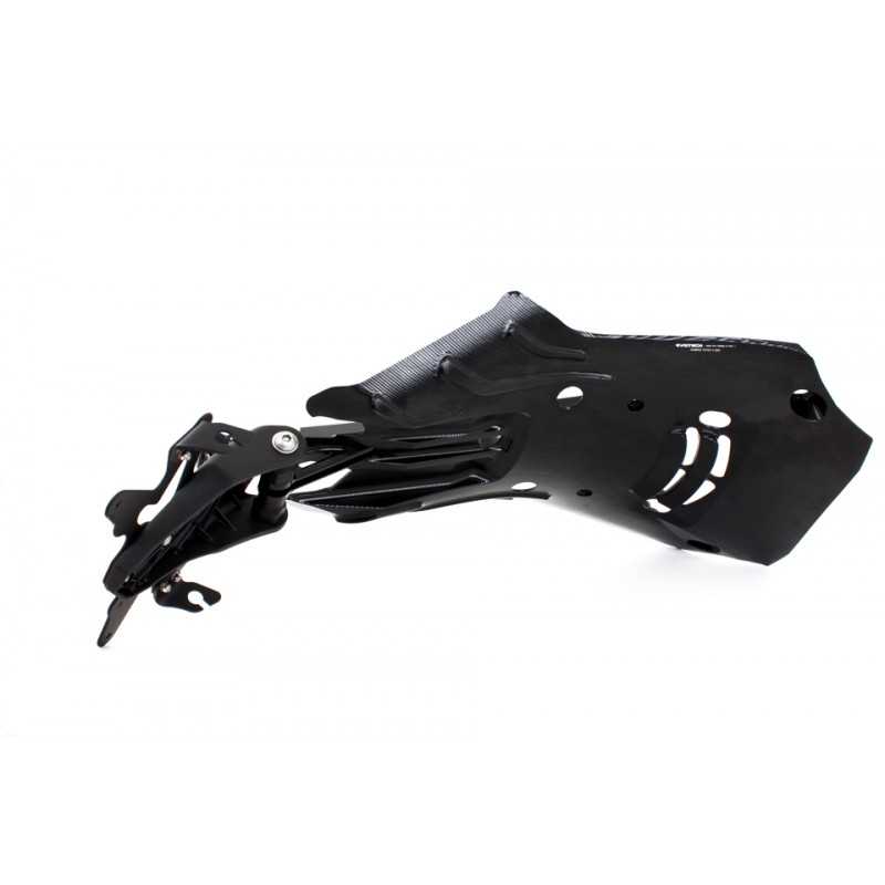 EVOTECH Portatarga reg. ducati mts 1200/enduro/pikes peak/950 mts1260 black ESTR-0819