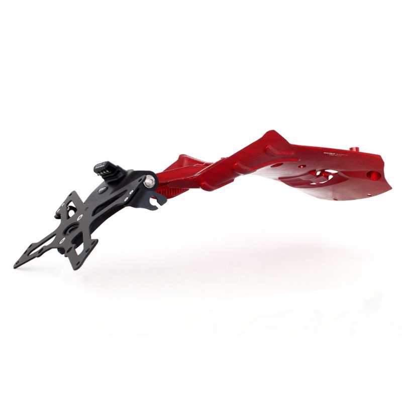 EVOTECH Portatarga reg. ducati mts 1200/enduro/pikes peak/950 mts1260 black ESTR-0819