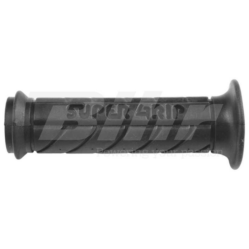 Pair, grips, moto, scooter super grip, black, handlebar 22mm