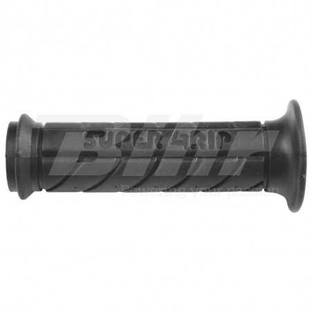 Pair, grips, moto, scooter super grip, black, handlebar 22mm