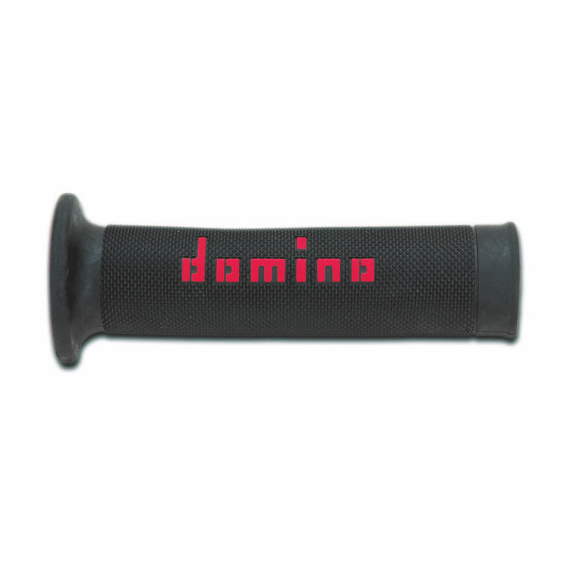 DOMINO Juego de puños racing 126mm A01041C4240 - Negro/Rojo 83642