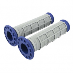 Grips  Dual ATV full diamond blue G170