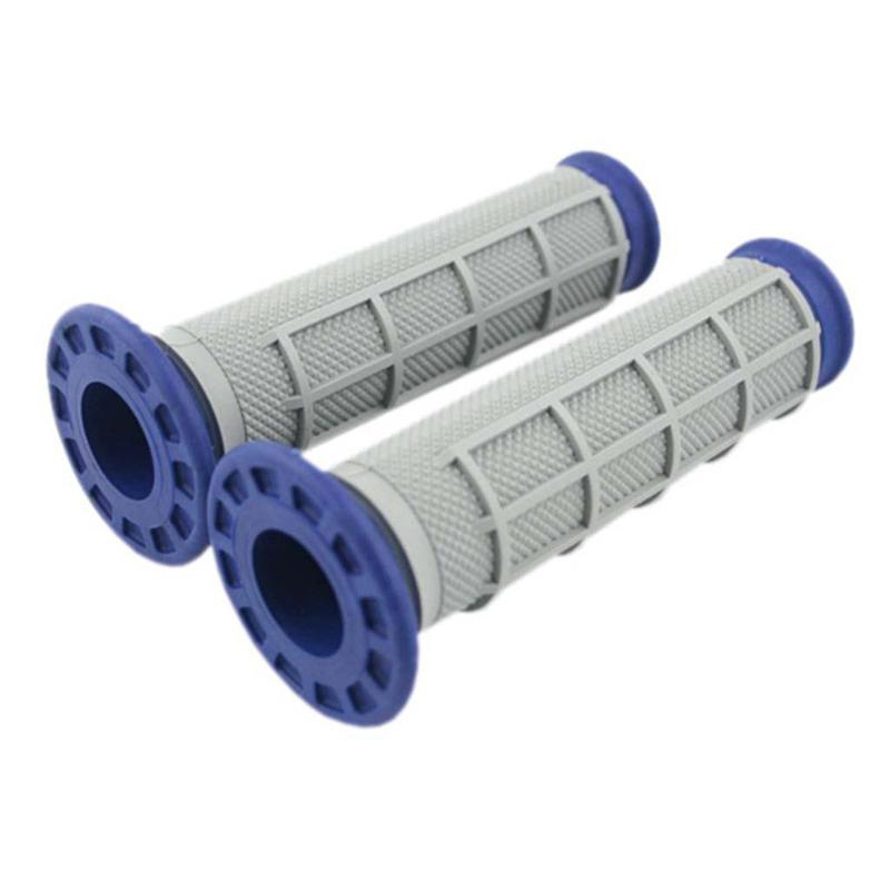 Grips  Dual ATV full diamond blue G170