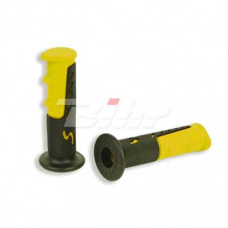 V PARTS Puños de moto para manillar 22mm negro-gris 828