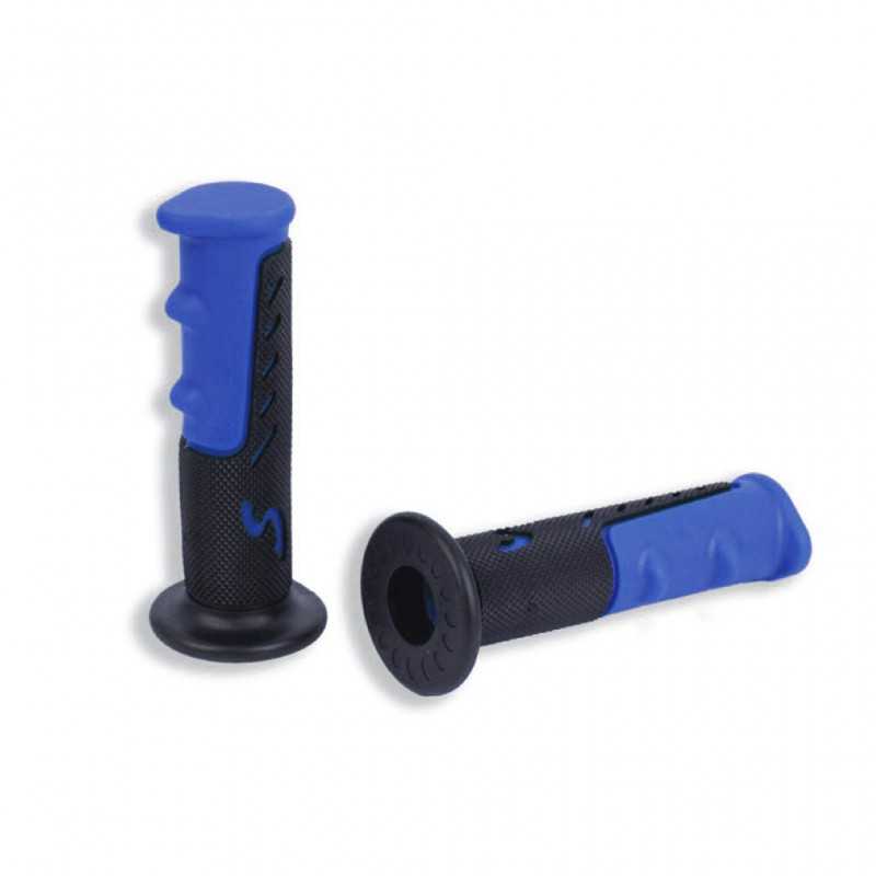 V PARTS Puños de moto para manillar 22mm negro-gris 828