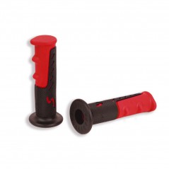 V PARTS PAIR, GRIPS MOTO MOPED FOR HANDLEBAR 22MM BLACK-GREY 828