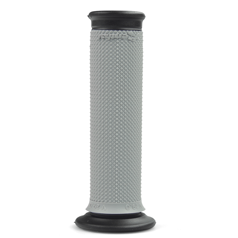 RENTHAL Puños de carretera Dual grey/black G174 - Agarre dos componentes 872730