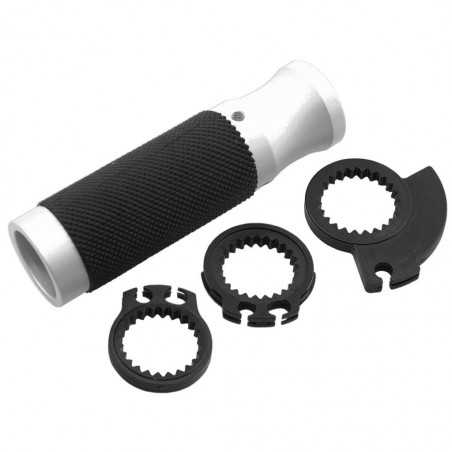 V PARTS Pareja puños moto aluminio fresado CNS para manillar 22mm 929