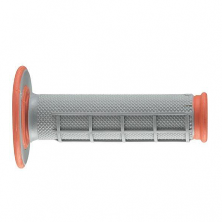 RENTHAL Puños Dual MX half waffle soft orange G155 872146
