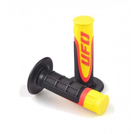 UFO Puños enduro cross Axiom amarillo 55708