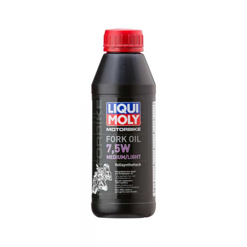 Fork oil bottle  500 ML FORK O.7.5W MED/LIGHT