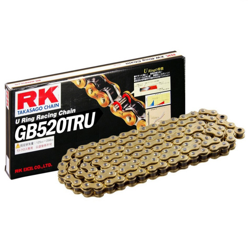 Chain, transmission, gold  RK GB520TRU