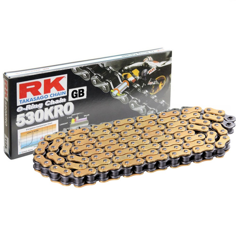 Chain, transmission, gold  RK GB530KRO