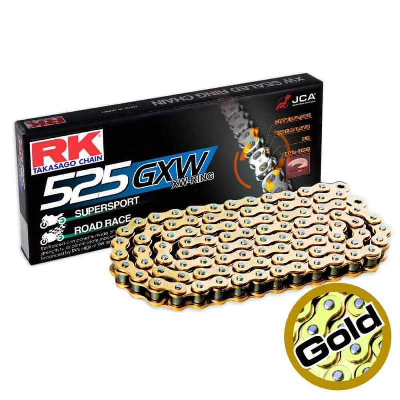 Chain, transmission, gold  RK GB525GXW
