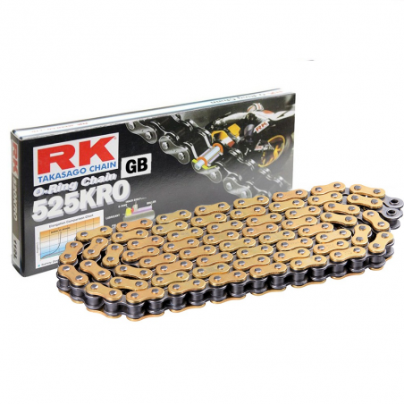 Chain, transmission, gold  RK GB525KRO