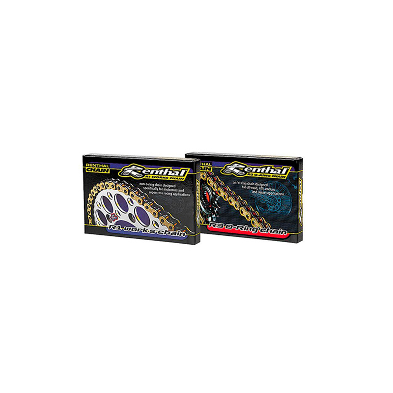 RENTHAL Cadena sellada 520R3-3 with 120 links black/gold 453927