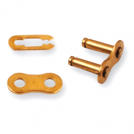 Hitch, chain link union, gold  428