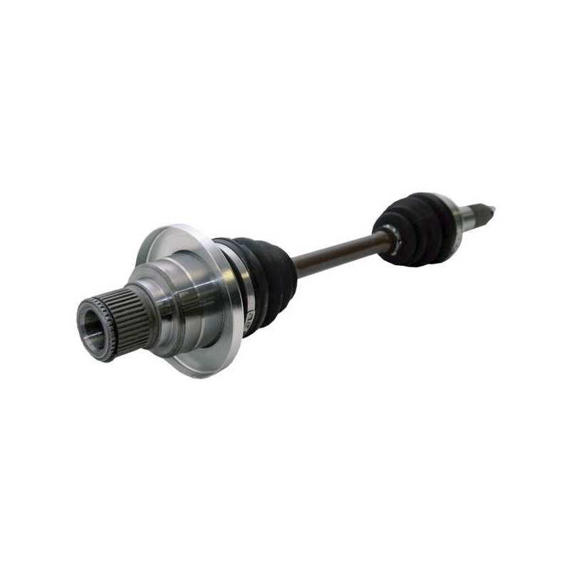 Complete right front axle