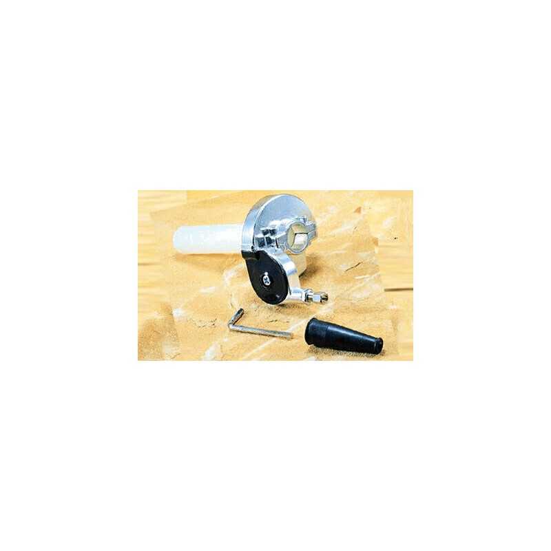 Smooth motorcycle throttle grip  TURBO
