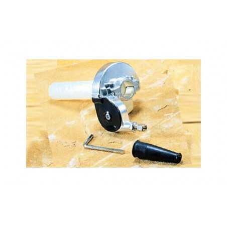 Smooth motorcycle throttle grip TURBO