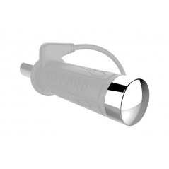 Chrome end for heating hand grips  Cruiser OF697CC