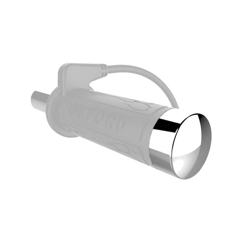 Chrome end for heating hand grips  Cruiser OF697CC