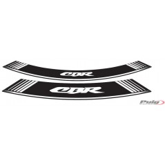8 vinyl adhesive strips in arch for wheels