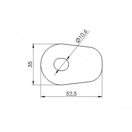 UNIVERSAL BLINKING SET OF FAIRING ADAPTERS AND SUPPORTS