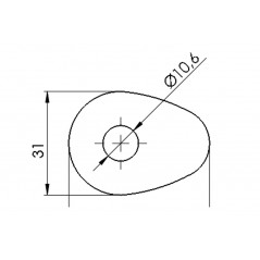 UNIVERSAL BLINKING SET OF FAIRING ADAPTERS AND SUPPORTS