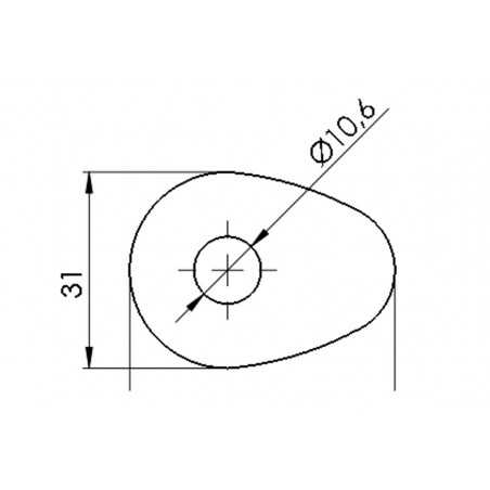 UNIVERSAL BLINKING SET OF FAIRING ADAPTERS AND SUPPORTS
