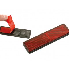 V PARTS REFLEX, REFLECTOR, RECTANGULAR WITH ADHESIVE 11418