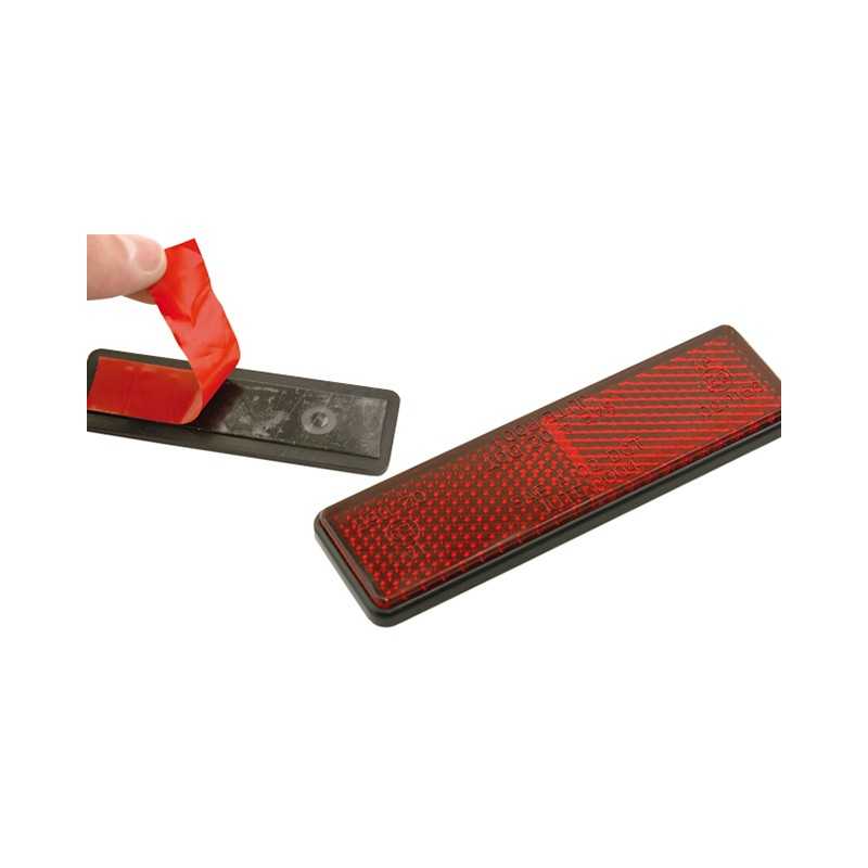 V PARTS REFLEX, REFLECTOR, RECTANGULAR WITH ADHESIVE 11418